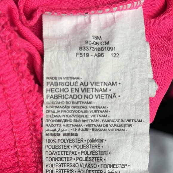 Nike  2 Piece Short  Set Toddler Girl Size 18M - Picture 7 of 8